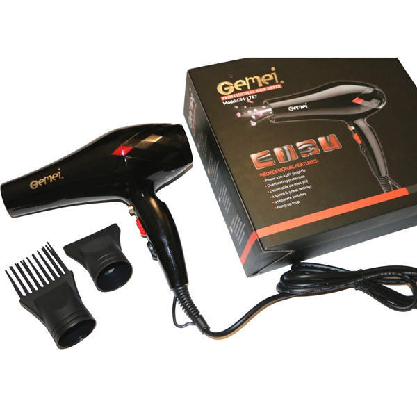

Профессиональный фен для волос Gemei GM-1767 3000W