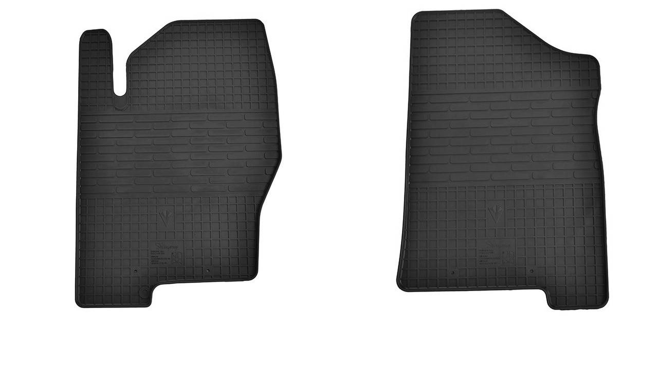 

Передние автомобильные резиновые коврики Nissan Pathfinder 2005-2010 Stingray (2шт), Черный