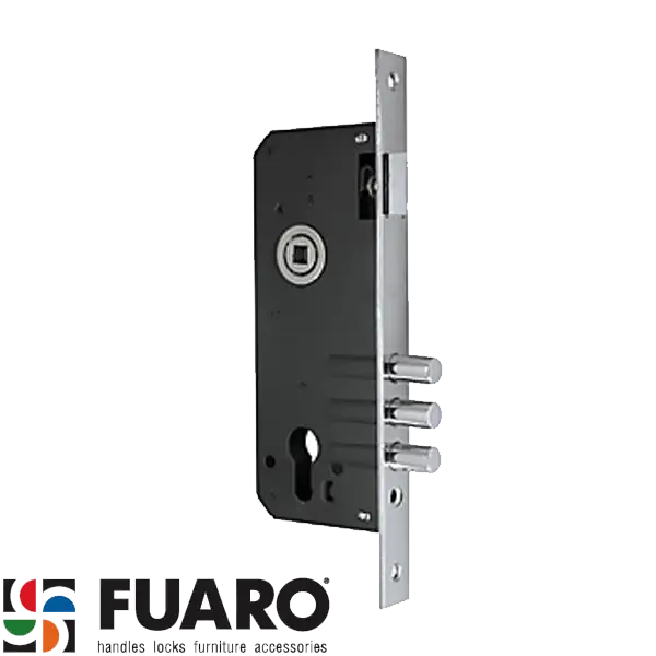 

Корпус врезного замка Fuaro 900 3MR/CP W/B хром