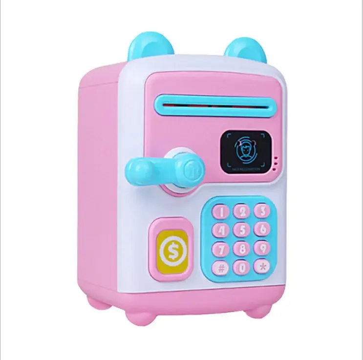 

Копилка-сейф Face Recognition Money BOX, Розовый