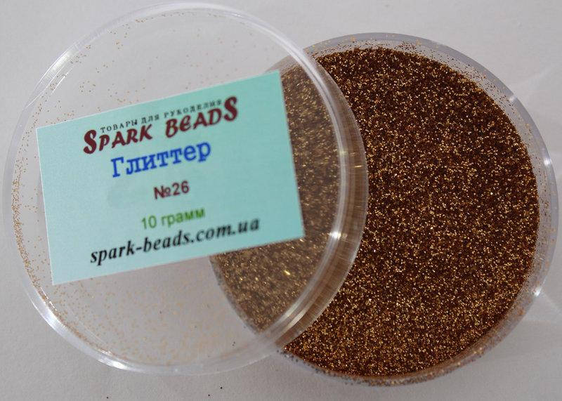 

Глиттер (блестки), цвет - медь светлая