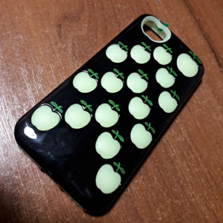 

Чехол силикон+пластик Apple iPhone 5 черный Creative Apple