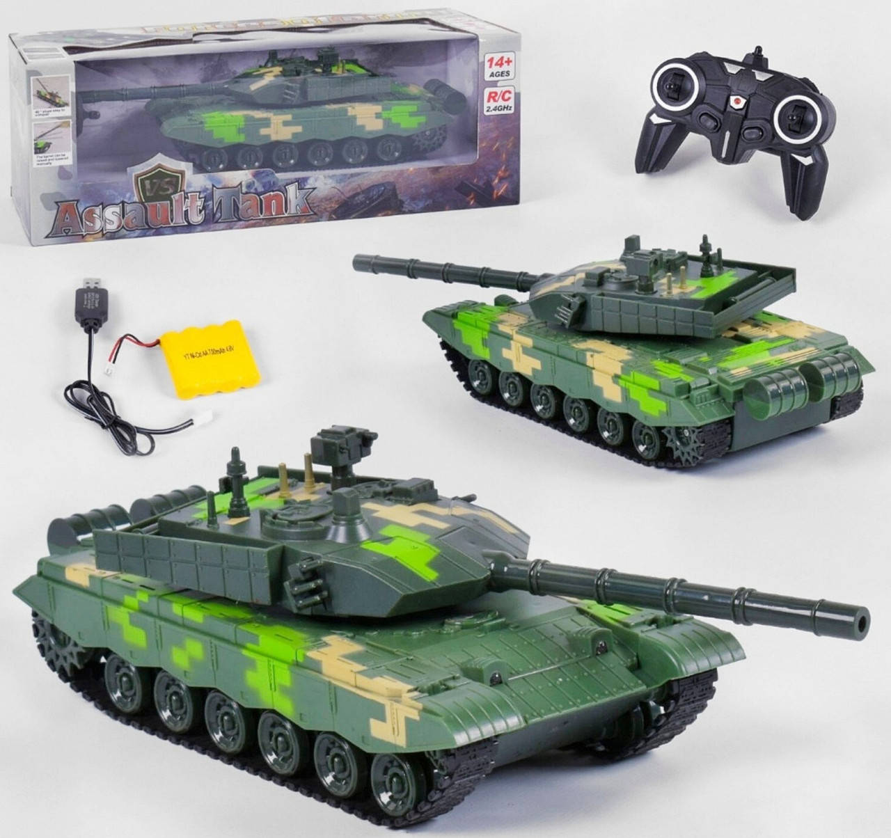 

Игрушка танк на радиоуправлении
