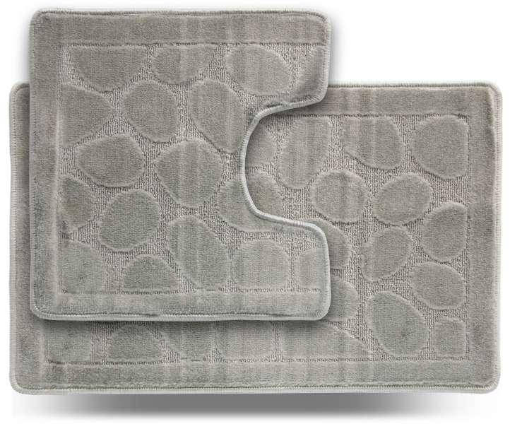 

DarianA Набір килимків LITTLE Каміння, сірий 45х71+45х43см, Серый