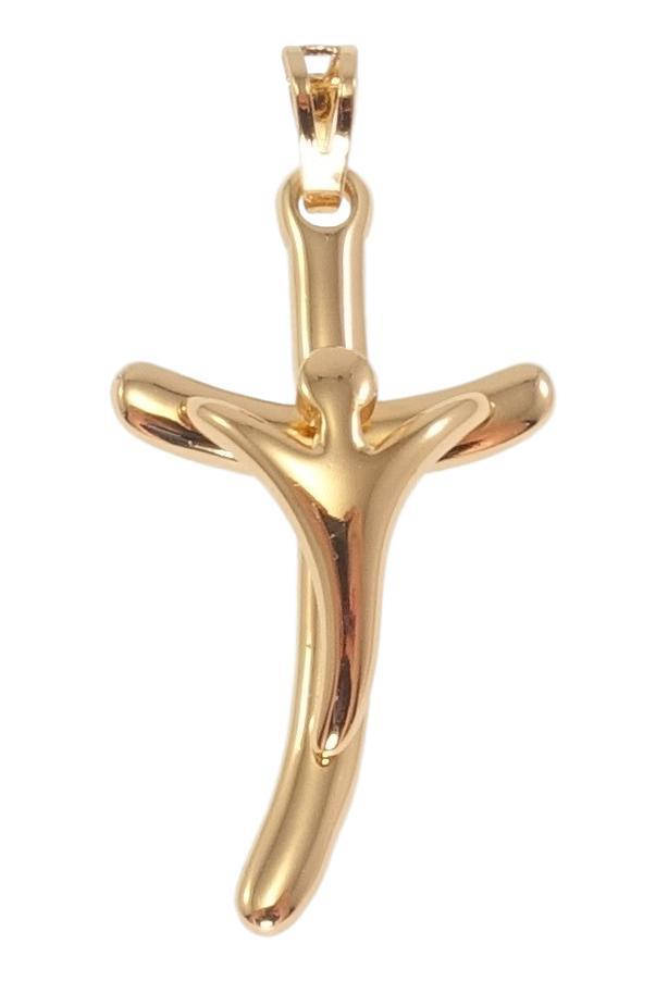 

Кулон Xuping Позолота 18K "Декоративный Крест с Распятием"