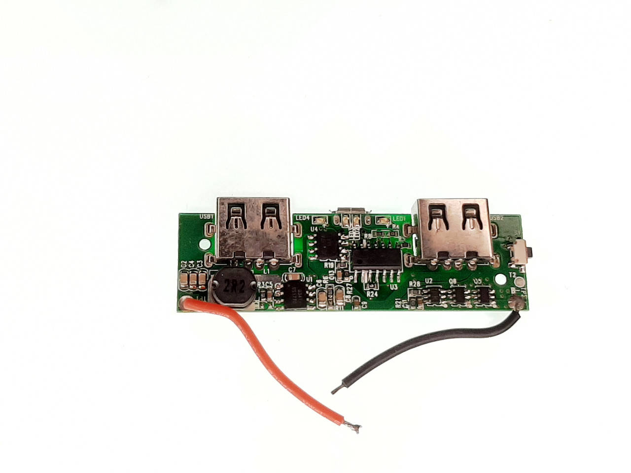 

Плата POWER BANK 5V 2A (1.5A) 2USB I9-V2 (194)