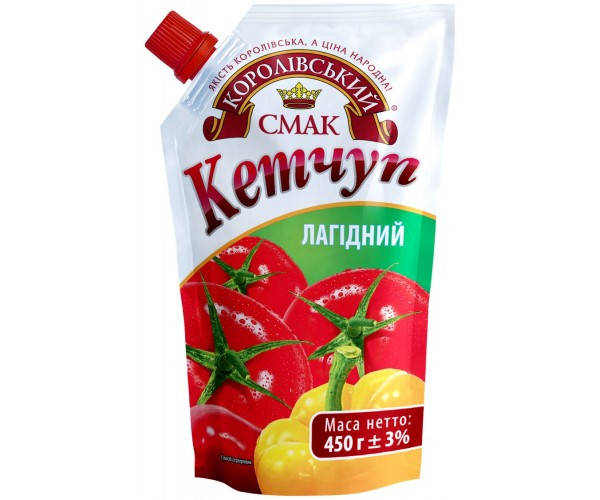 

Кетчуп "Лагідний" 270 г «Королівський смак»