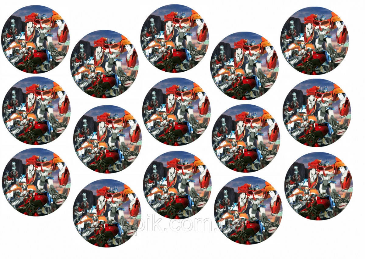 

Вафельная картинка Трансформеры 1