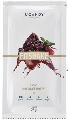 

Порционный протеин Ucandy FitShake Sachet Швейцарский Шоколадный Мусс (25 грамм)