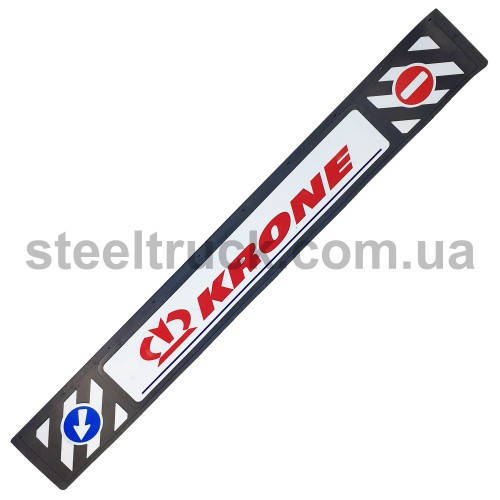 

Брызговик тисненный "метла" KRONE 2400 x 350 (белый)