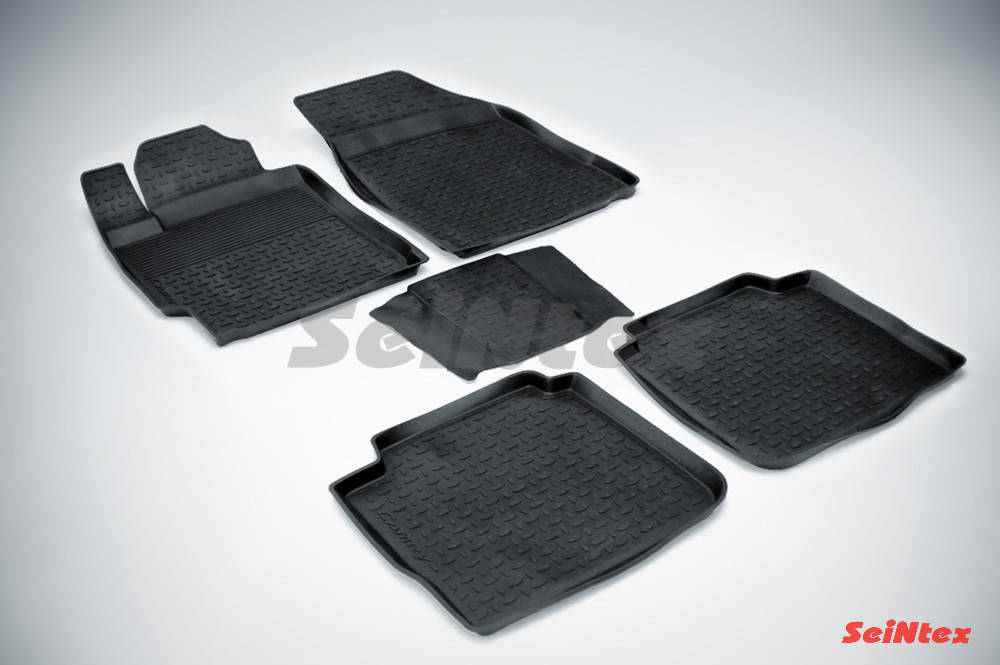 

Коврики Toyota Camry (XV40) 2006-2011 резиновые, кт 5шт Seintex 01089, Черный