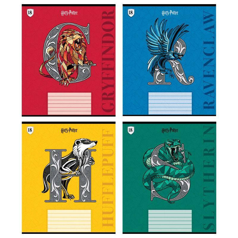 

Тетрадь в линию Kite Harry Potter 18л микс 4 диз (HP21-237-2)