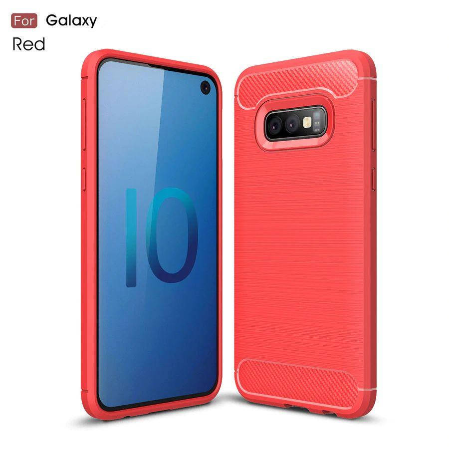 

TPU чехол накладка Urban для Samsung Galaxy S 10e (4 цвета) красный