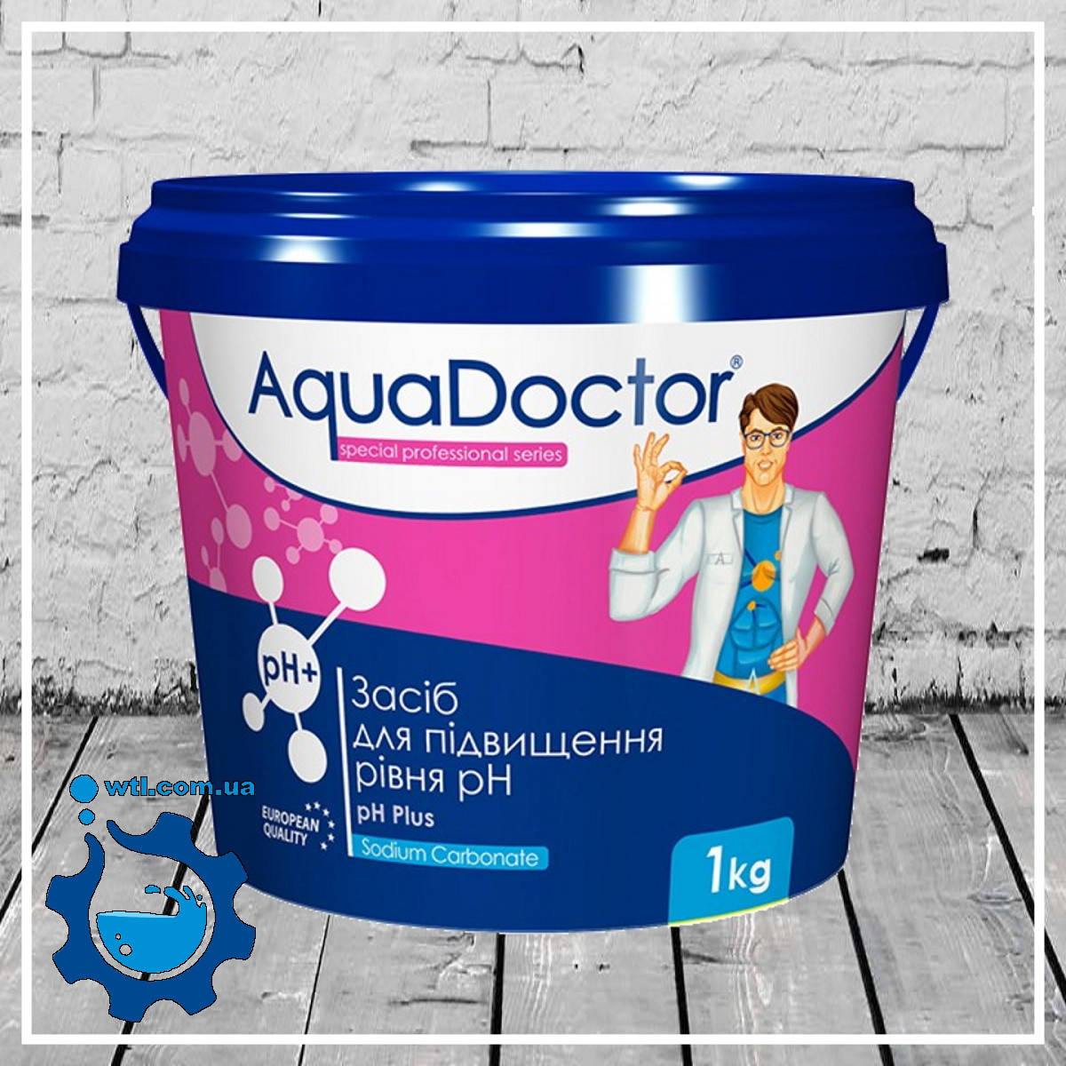 

Средство для повышения уровня pH Aquadoctor pH Plus 1 кг | Аквадоктор (порошок)