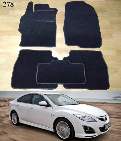 

Ворсовые коврики на Mazda 6 GH '08-12
