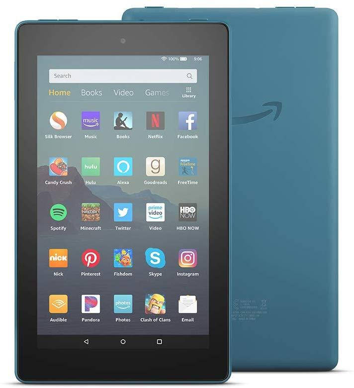 

Планшет Amazon Fire 7 inch IPS, Wi-Fi, 1/16 GB, Quad-Core, FireOS 9th gen Blue - синий