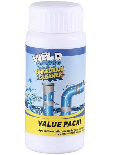 

Мощный очиститель для мойки и слива WILD Tornado Sink 110 г (KG-1362)