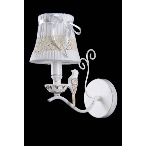 

Бра с птичкой в стиле Прованс Splendid ray 30/3417/39, Белый