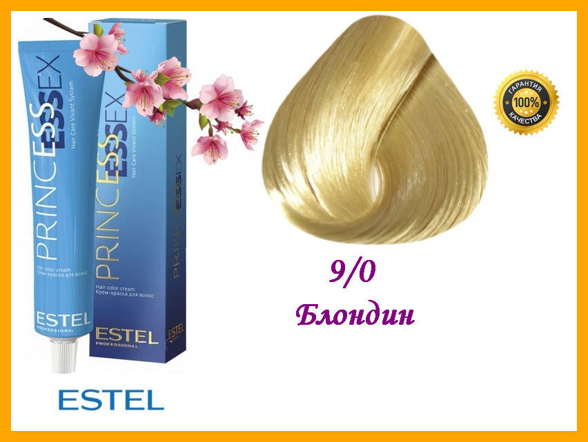 

Крем-краска для волос Estel Essex Princess 9/0 Блондин 60 мл,