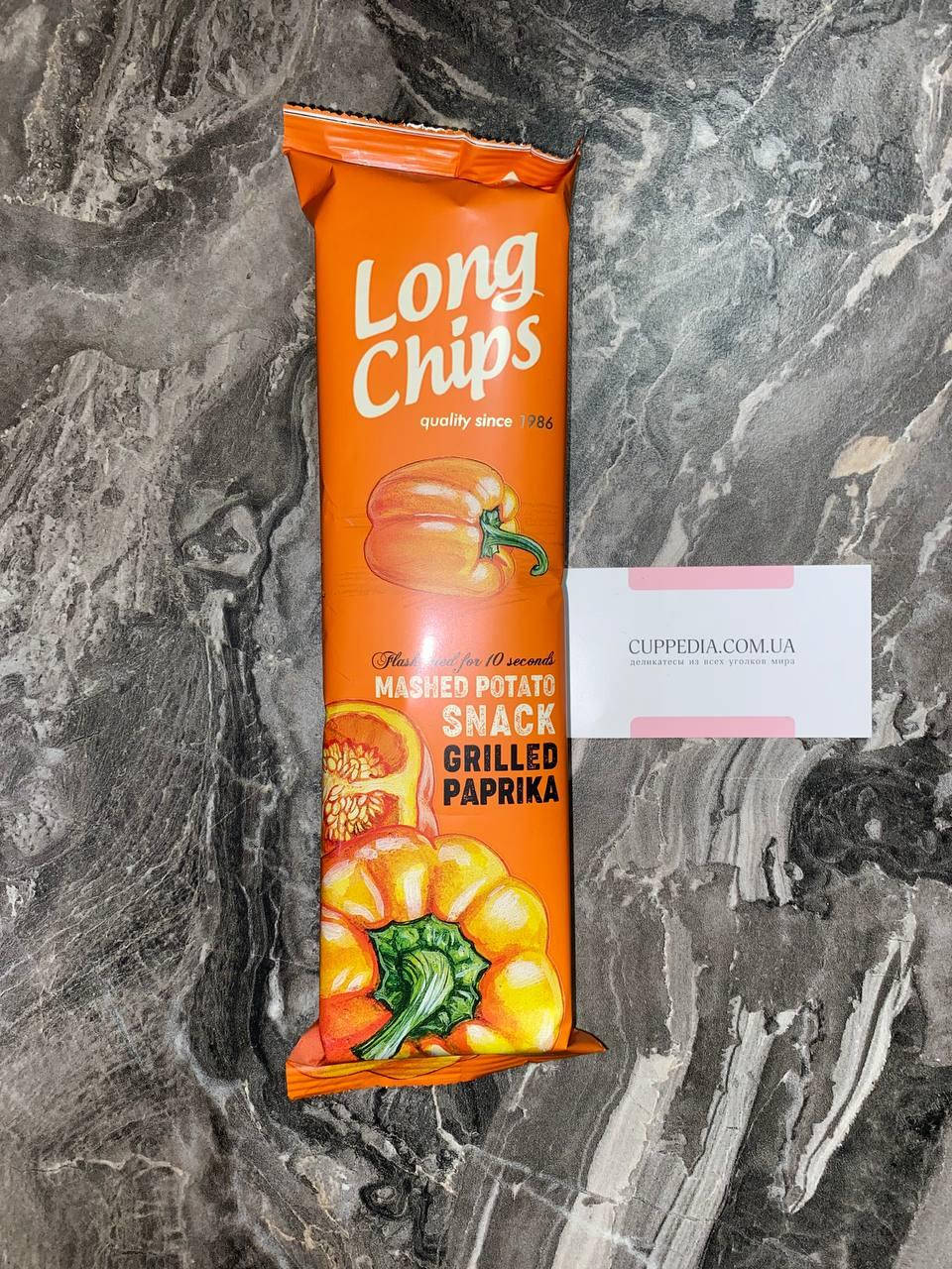 

Чипсы Long Chips Grilled paprika со вкусом паприки на гриле 75 грм