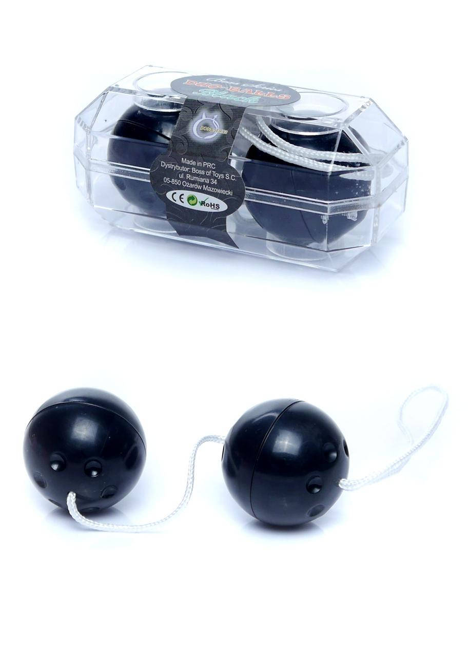 

Вагінальні кульки Duo-Balls Black, Черный