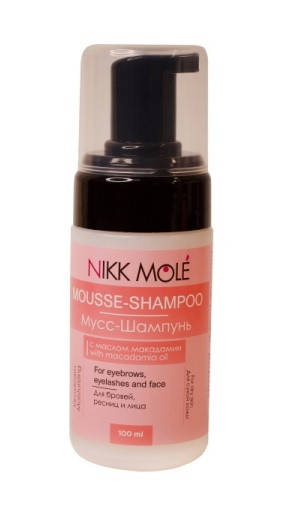 

Мусс-Шампунь NIKK MOLE с маслом Макадамии. 100г