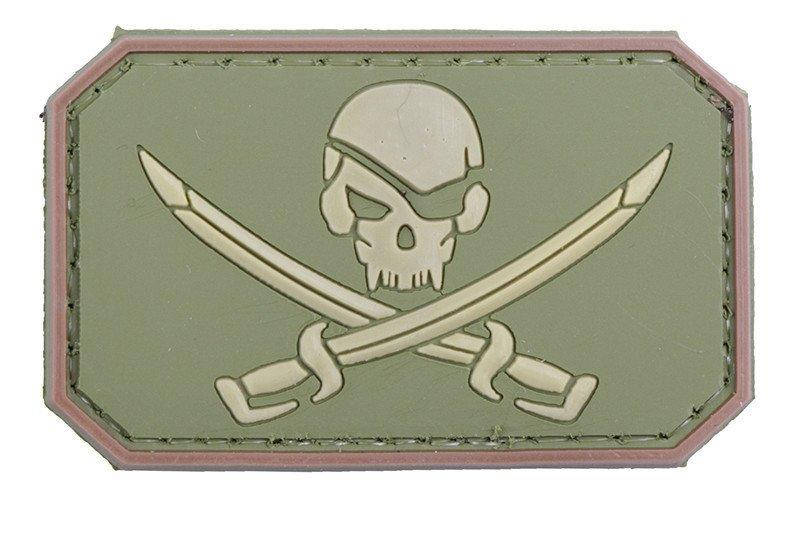 

Нашивка 3D – Pirate Skull - olive [GFC Tactical] (для страйкбола)