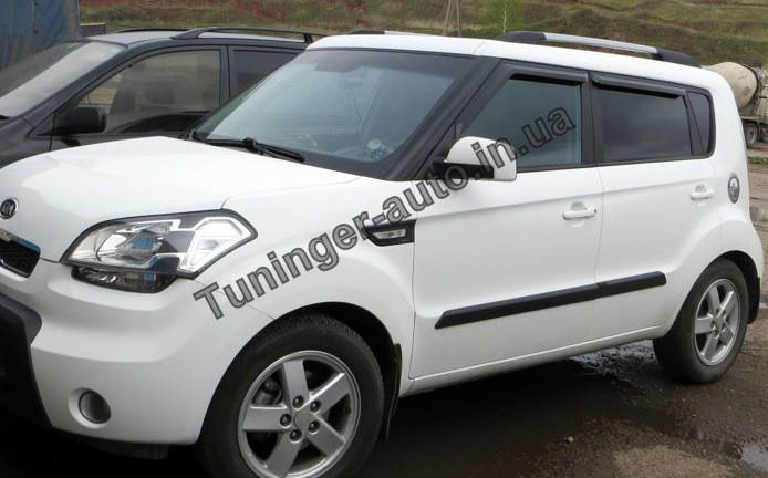 

Дефлекторы окон (Ветровики) Kia Soul 2008-2012 (Autoclover)