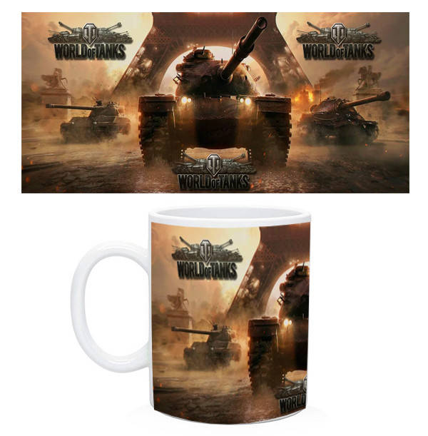 

Чашка World Of Tanks. Кружка танки Ворд оф танкс, Белый