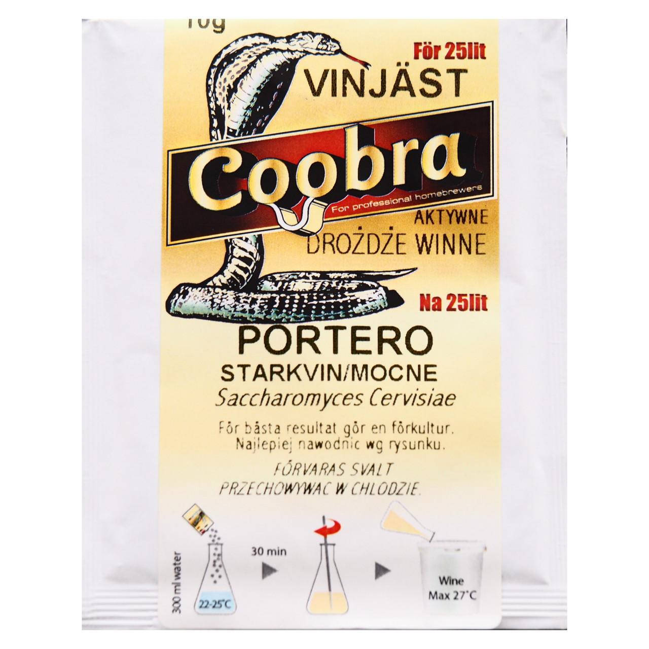 

Винные дрожжи Coobra Portero (10 г)