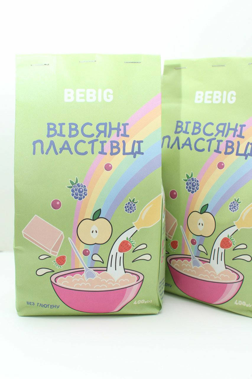 

Овсяные хлопья безглютеновые, 400г Bebig