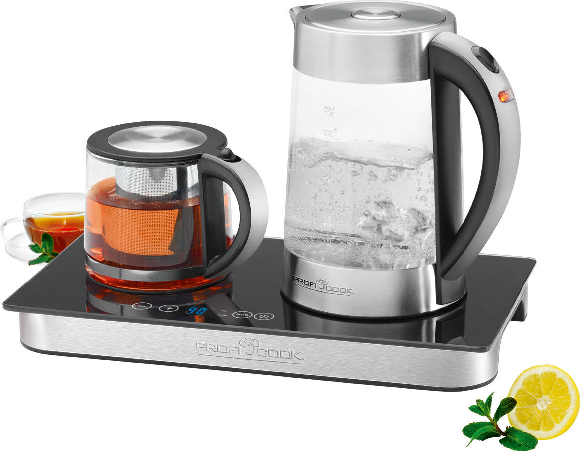 

Электрочайник PROFI COOK PC-TKS 1056 (набор для приготовления чая и кофе)