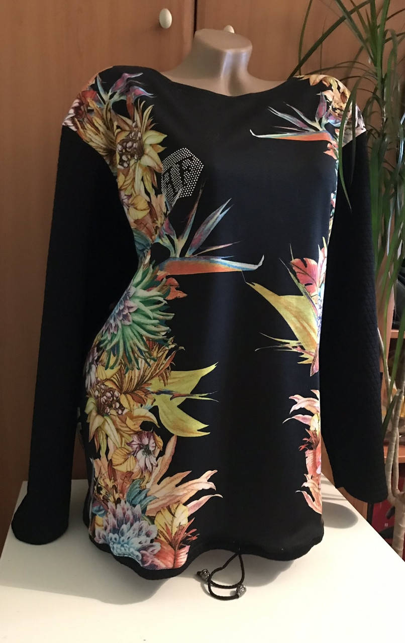 

Женская туника большие размеры с 50 по 64 размер