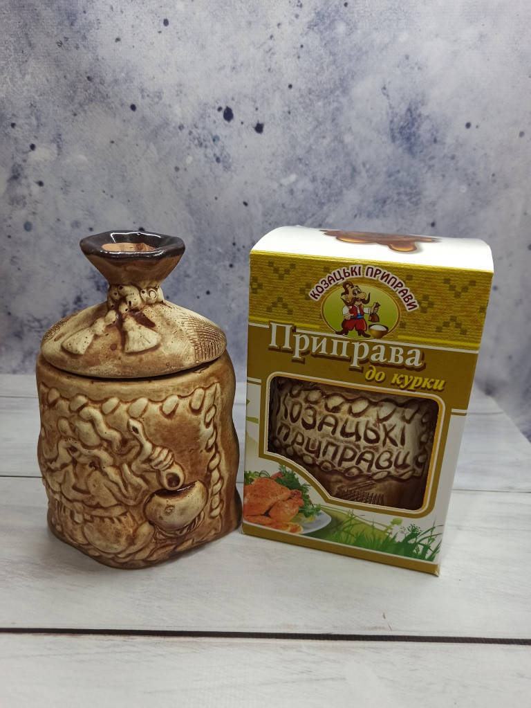 

Приправа "К курице" 100 гр (горшочек) ТМ Козацкие приправы