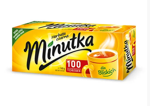 

Чай чорний Minutka 100 пакетів