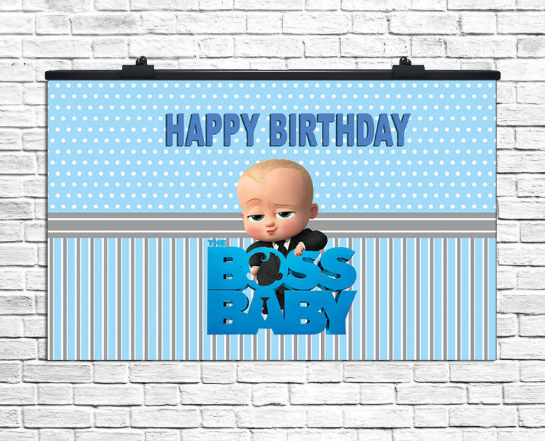 

Плакат для праздника Босс Молокосос №3, 75х120 см