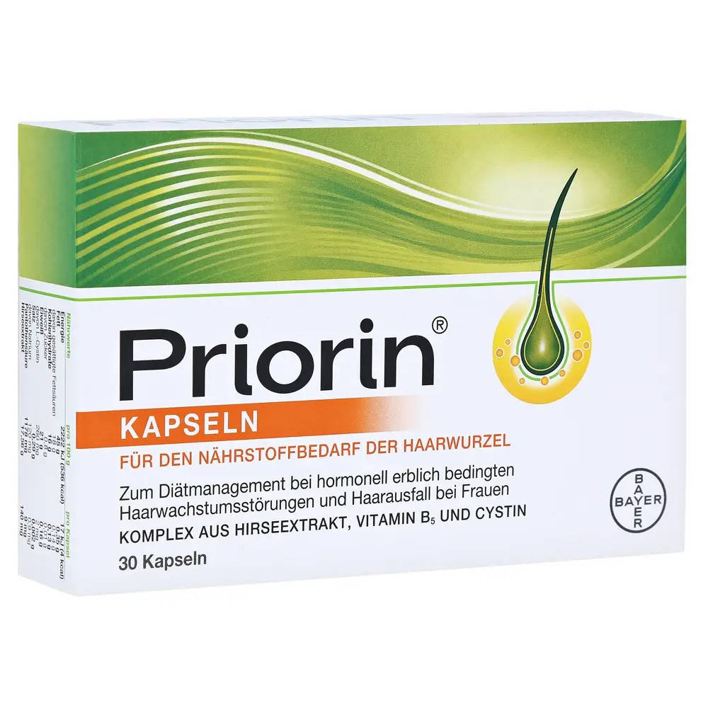 

Приорин от выпадения волос Priorin Bayer 30 капсул