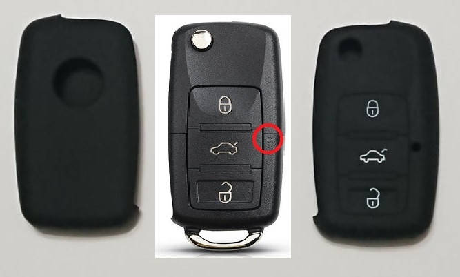 

Volkswagen Силиконовый чехол для ключа KB01, Черный