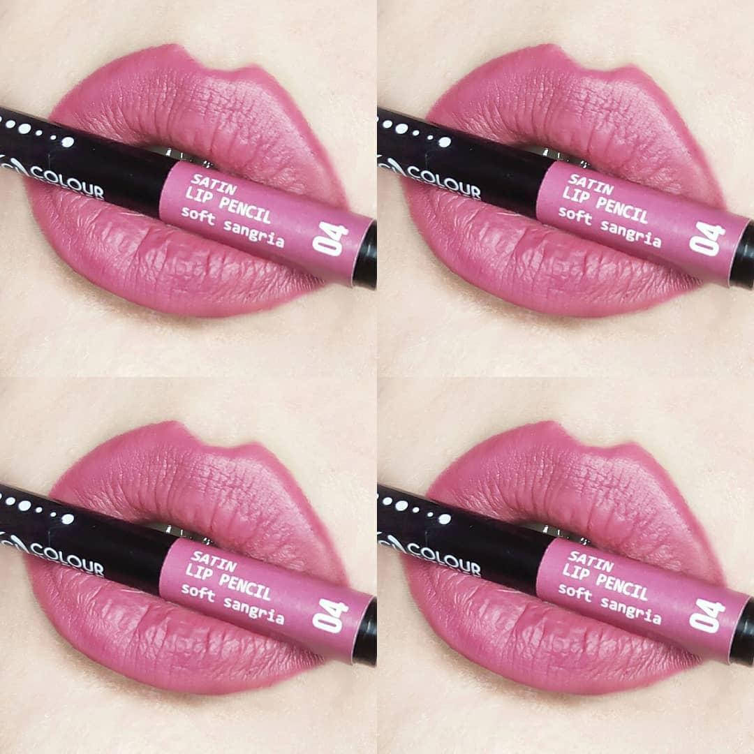

Карандаш для губ механический COLOUR INTENSE Satin Lip pencil №04 Soft Sangria