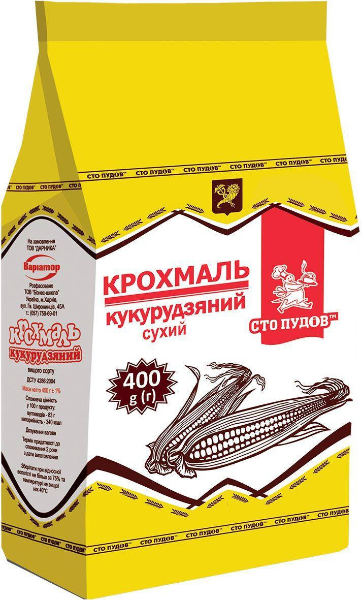 

Кукурузный крахмал Сто пудов 400 грамм