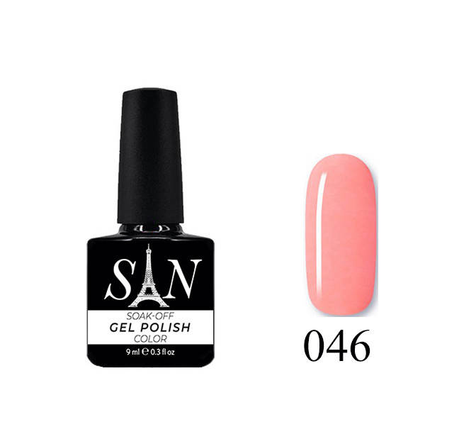 

Гель лак для ногтей SAN gel soak-off 9 мл №046
