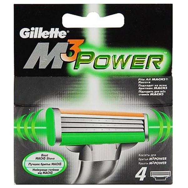 

Gillette Mach3 Power 4 шт. без упаковки