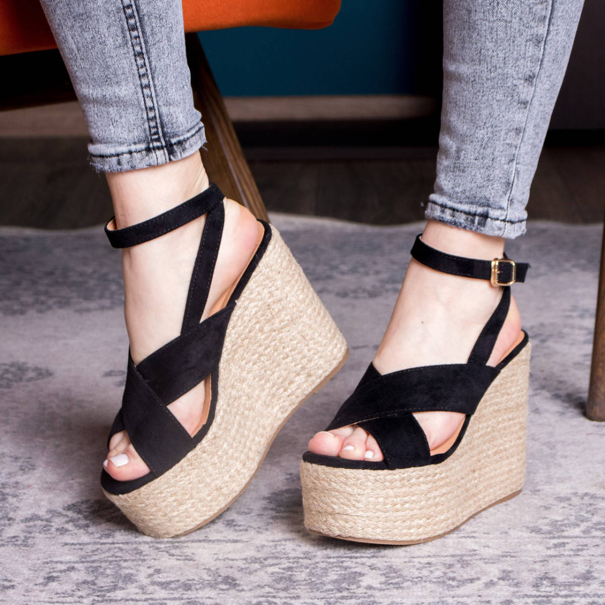 

Женские босоножки Fashion Abbykitty 2726 36 размер 23,5 см Черный