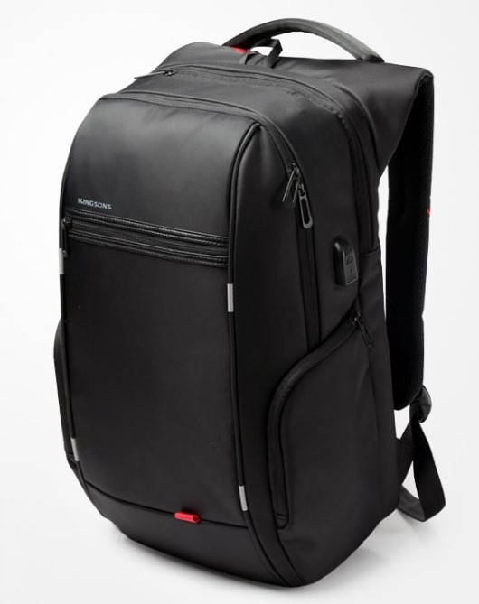 

Рюкзак городской Kingsons KS3140W 15.6" USB-разъем черный 30л Поездки
