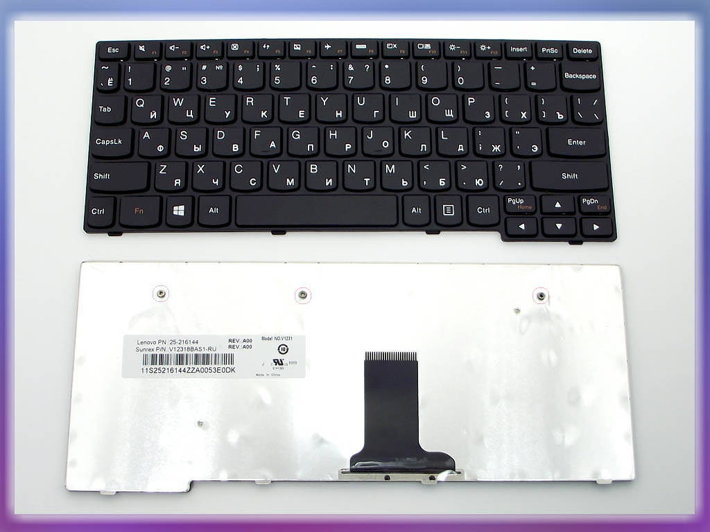 

Клавиатура для LENOVO S110 ( RU Black )., Черный