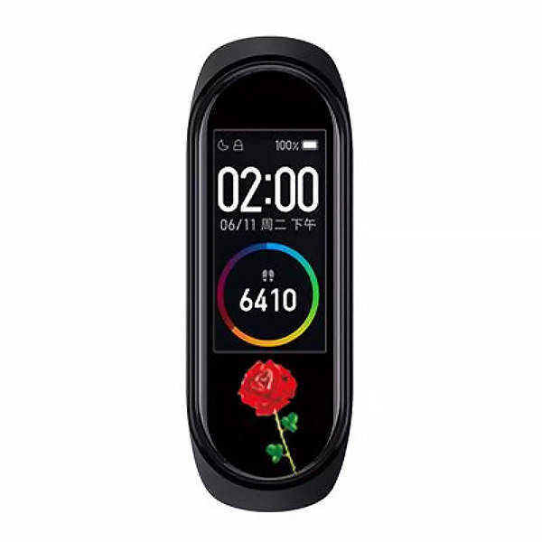 

Защитная плёнка с рисунком Slim Protector для Xiaomi Mi Band 4 Rose