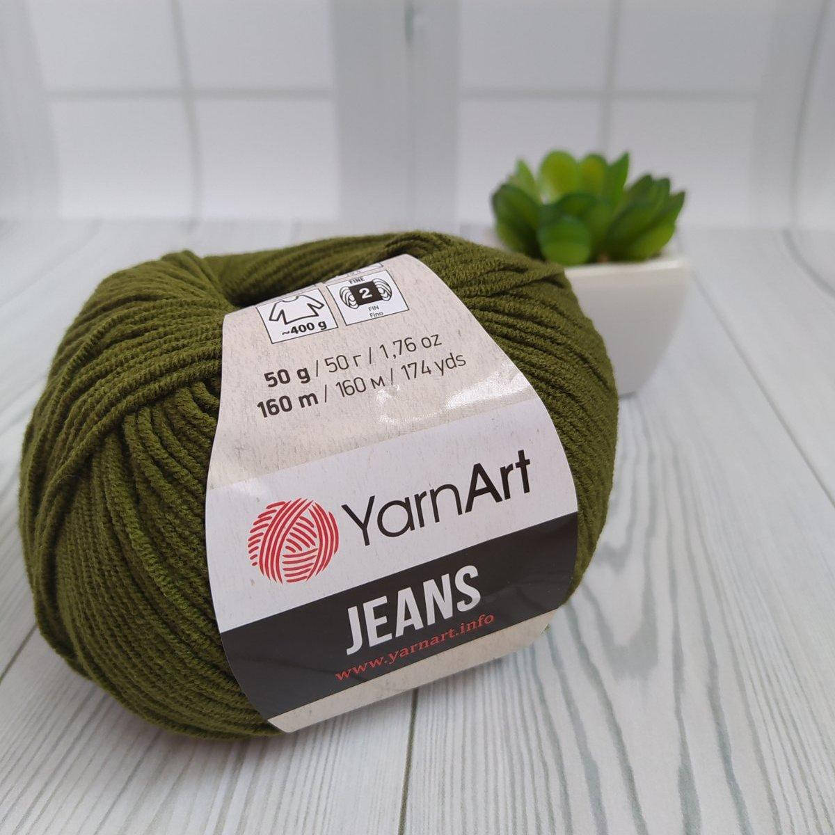 

YarnArt Jeans (№82) хакі, Хаки