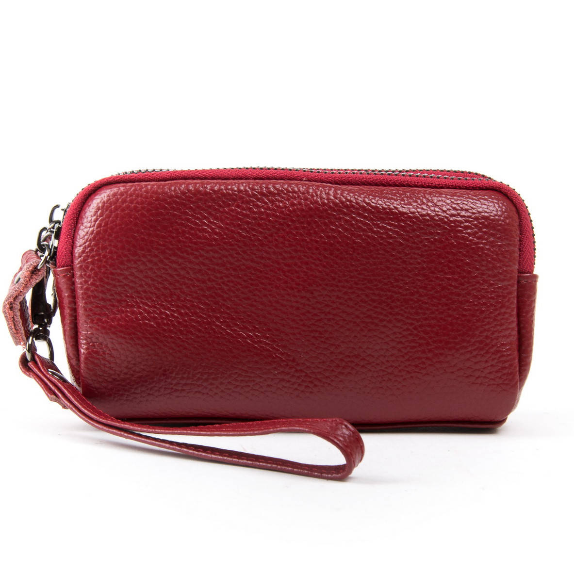 

Женская косметичка из натуральной кожи ALEX RAI 6002 бордовый