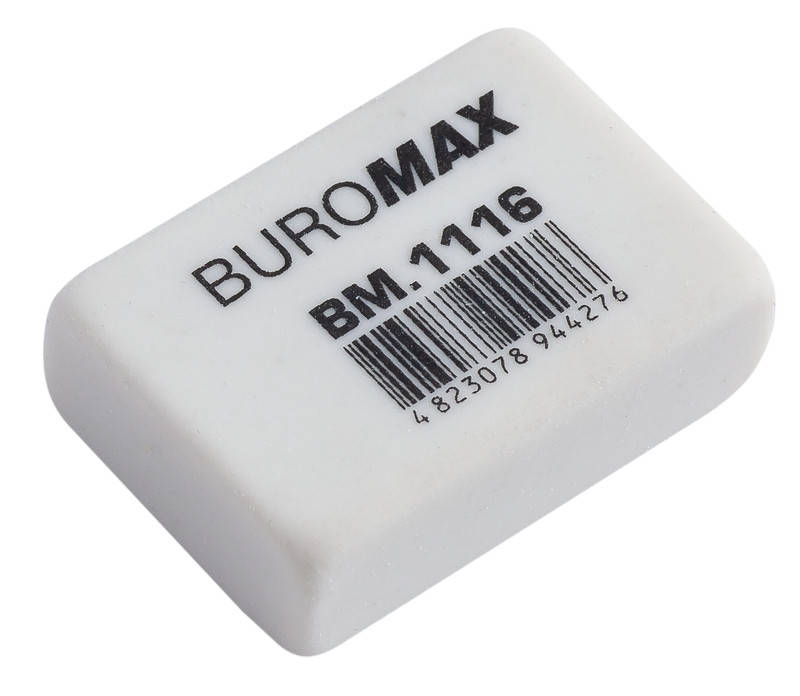 

Ластик Buromax прямоугольный 26x18x8мм прямоугольный (BM.1116)