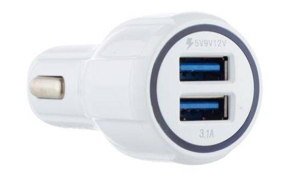 

Авто зарядка в прикуриватель БЫСТРАЯ 2x USB 3.1А Smart Fast QC 3.0